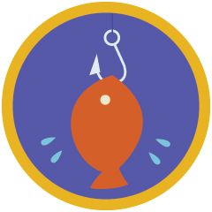 Icon for Fishing Badge