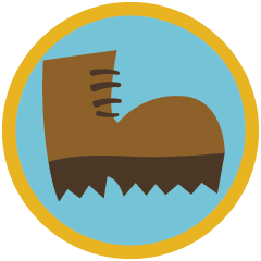 Icon for Hiking Badge