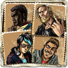 Icon for The four MUDsketeers.