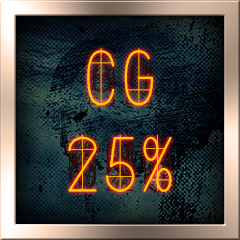 Icon for CGの達成率25%