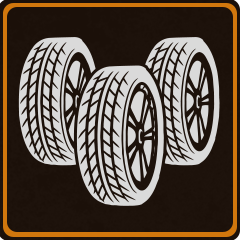 Icon for Tyres worn