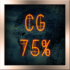 Icon for CG 달성률 75%
