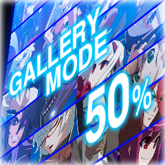 Icon for ギャラリー解放 50%