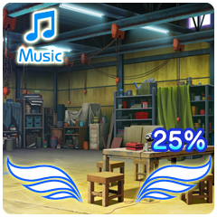 Icon for Music解放率25%