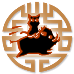 Icon for Like a cat riding a boar