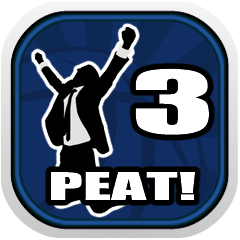 Icon for 3 Peat!