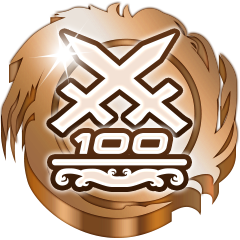 Icon for クエスト100回クリア