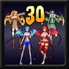 Icon for Level 30 to all the characters