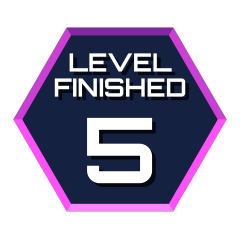 Icon for Finished Level 5