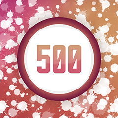 Icon for Splatter 500 times