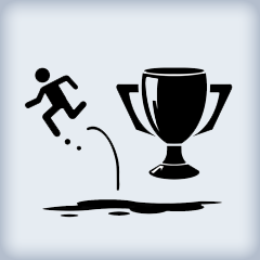 'Vertically Unchallenged' achievement icon