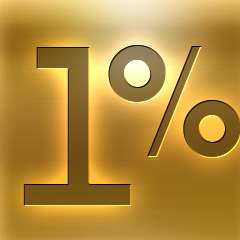 1 %