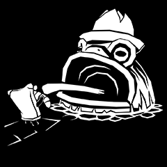 Ein verschlungener Teich